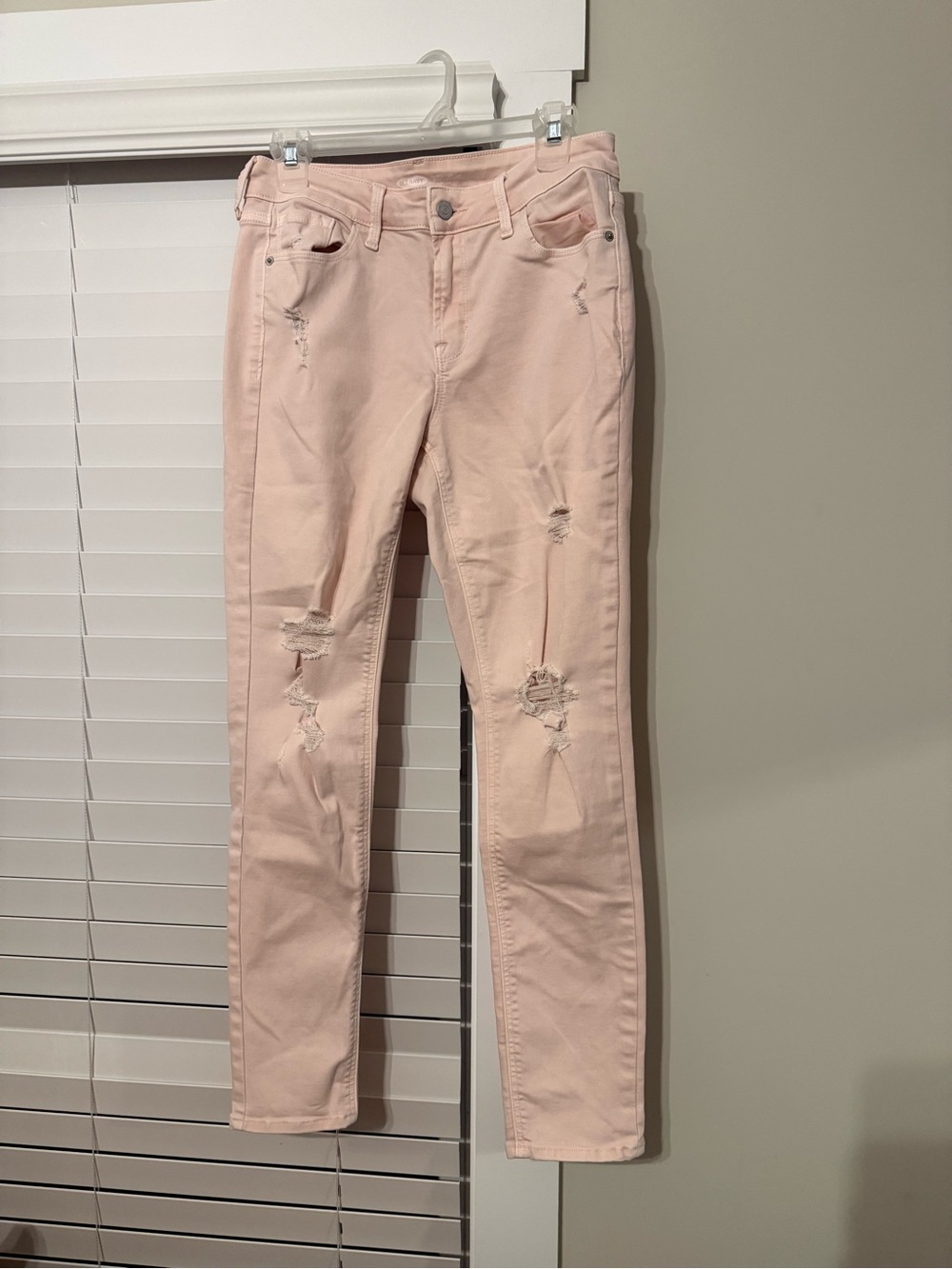 Old Navy Light Pink Skinny Jeans